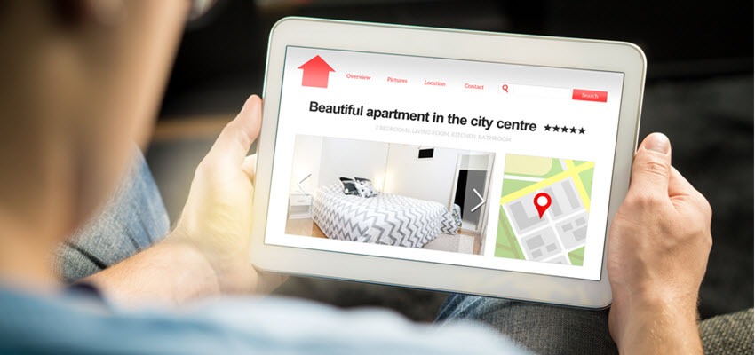 Man Checking Apartments